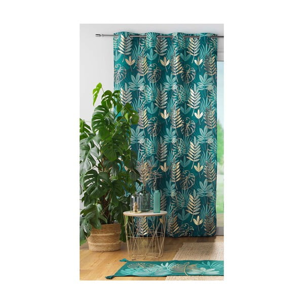 Zöld függöny 140x260 cm Ornella – douceur d'intérieur-image-2