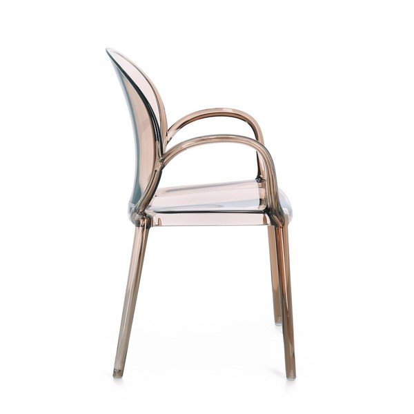 Világosbarna műanyag kerti szék Camilla – Bizzotto-image-3