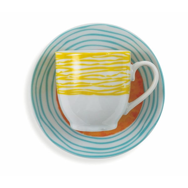 Porcelán eszpresszó csésze szett 12 db-os 0.08 l Marea – VDE Tivoli 1996-image-3