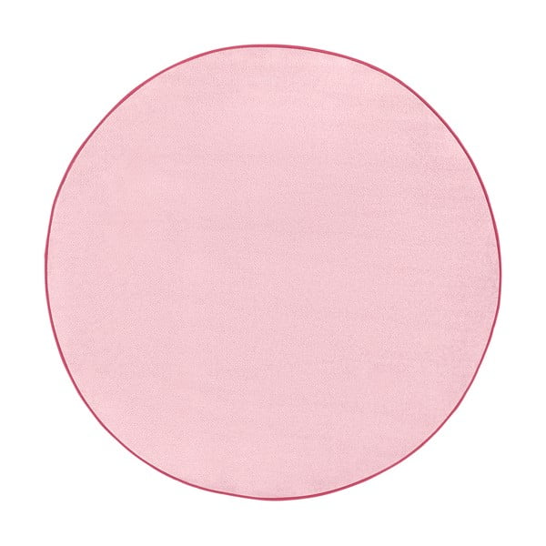 Világos rózsaszín kerek szőnyeg ø 133 cm Fancy – Hanse Home