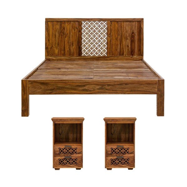 Rosie tömör rózsafa ágy, 160 x 200 cm - Massive Home-image-3