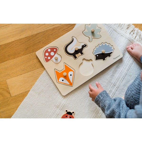 Fa formabeillesztős puzzle (részek száma 6) Forest – Kindsgut-image-3