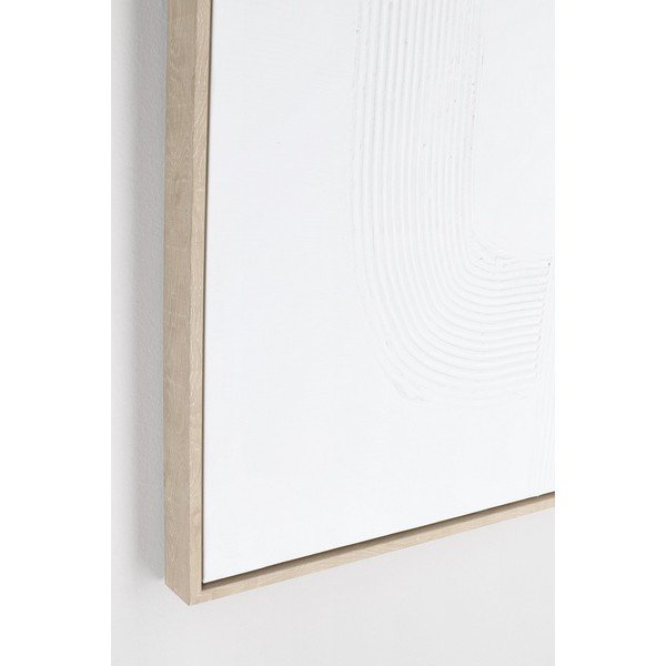 Kézzel festett keretezett-vászon kép 83x83 cm Texture – Bizzotto-image-2