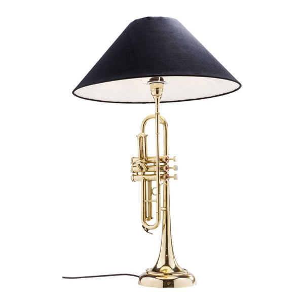 Trumpet polírozott sárgaréz asztali lámpa - Kare Design