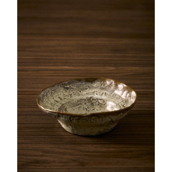 Szürke kerámia leveses tálka Alenia – Kave Home-image-2