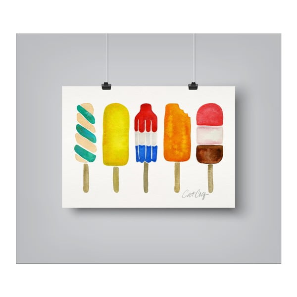 Popsicles by Cat Coquillette 30 x 42 cm-es plakát