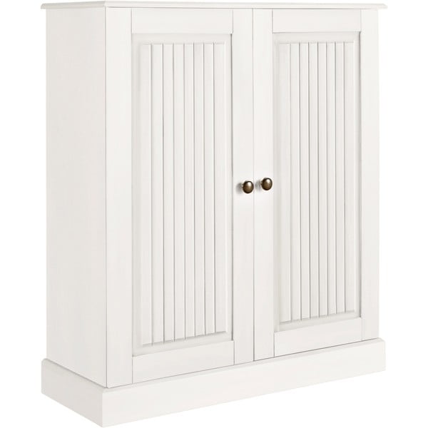 Fehér borovi fenyő szekrény 100x34 cm Mille – Støraa-image-2