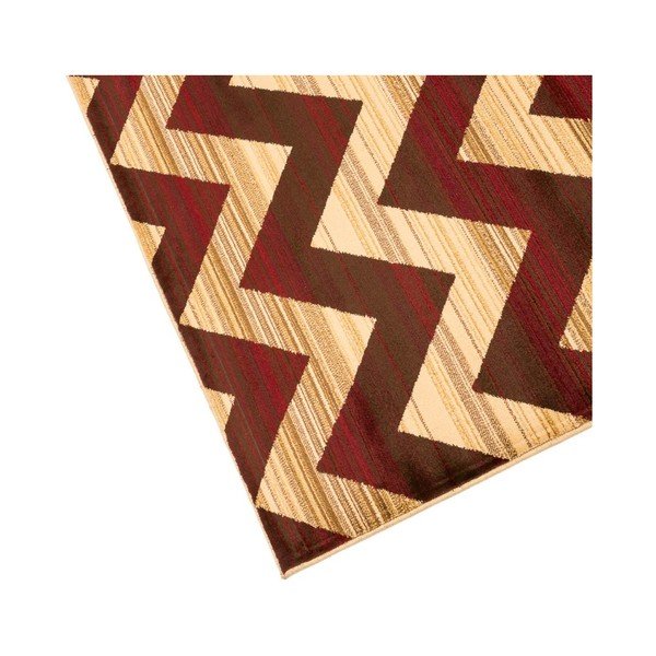 Inspiration Zig Zag barna fokozottan ellenálló szőnyeg, 140 x 195 cm - Floorita-image-2