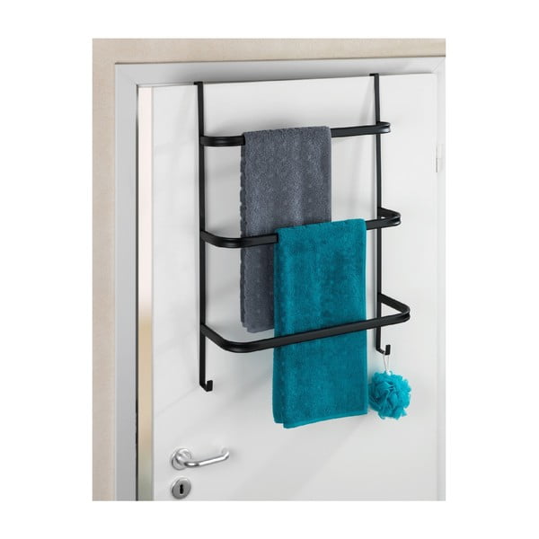 Towel Holder Black fekete törölközőtartó, 21 x 54 cm - Wenko-image-2