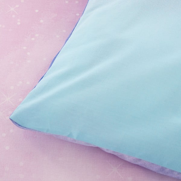 Kék-rózsaszín egyszemélyes gyerek ágyneműhuzat 135x200 cm Ombre Rainbow Clouds – Catherine Lansfield-image-3