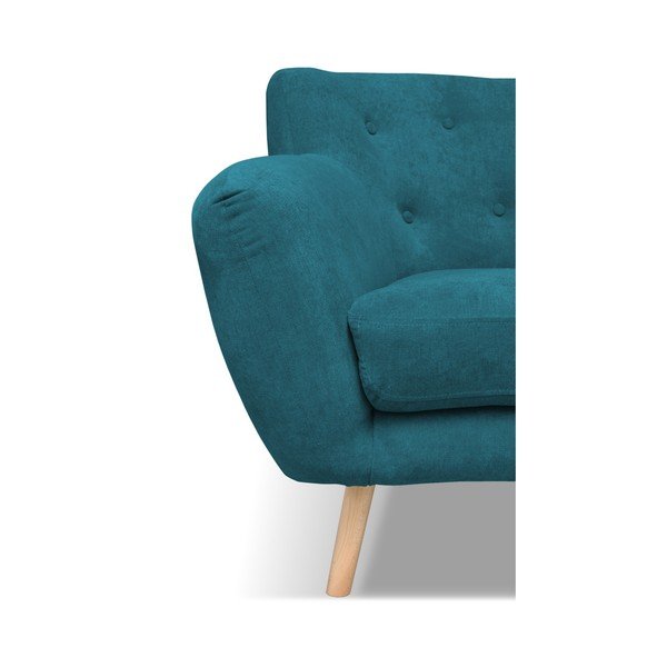 London türkizkék kanapé, 162 cm - Cosmopolitan design-image-3