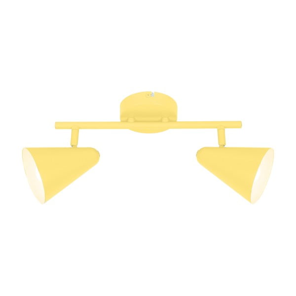 Sárga mennyezeti lámpa fém búrával 42x10 cm Amor – Candellux Lighting-image-1