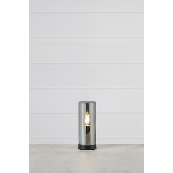 Fekete asztali lámpa üveg búrával (magasság 23 cm) Post – Markslöjd-image-1