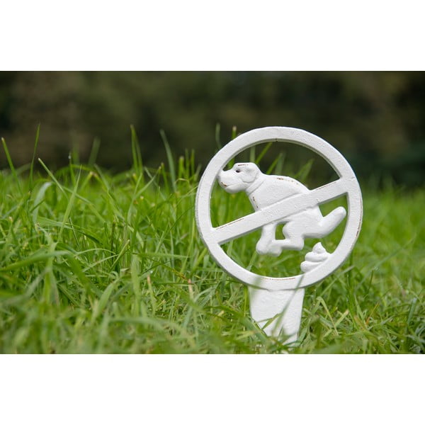 Fém kerti leszúrható dekoráció No Pooing – Esschert Design-image-1