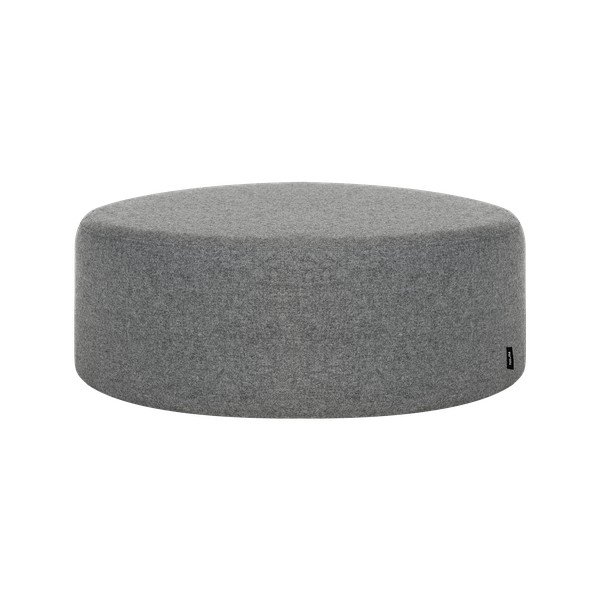 Szürke gyapjú puff Folk – noo.ma