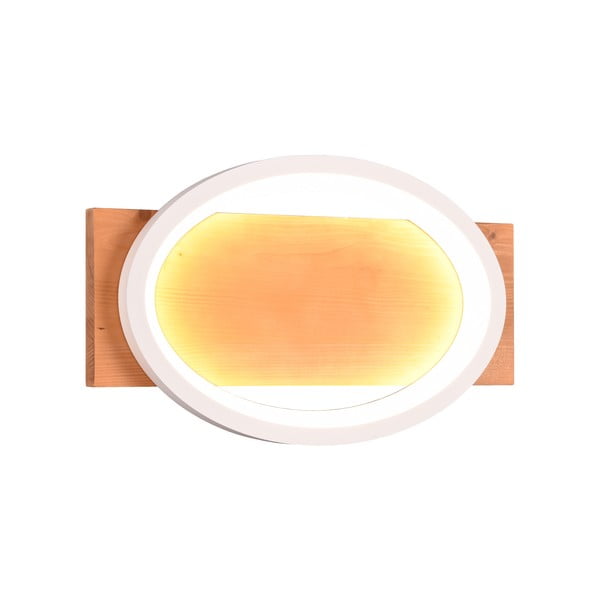 Fehér-natúr színű LED dimmelhető fali lámpa Barca – Trio-image-3