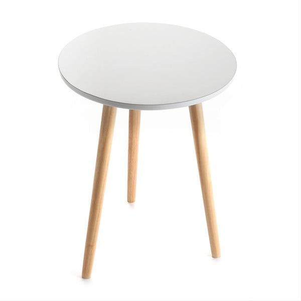 Auxiliary fehér asztalka, Ø 38 cm - Versa