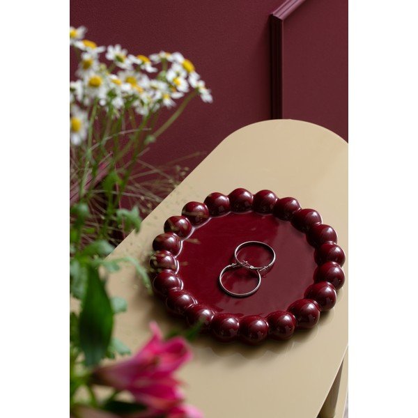 Kerámia dekoratív tálca ø 20 cm Cadiz Dotty – PT LIVING-image-1
