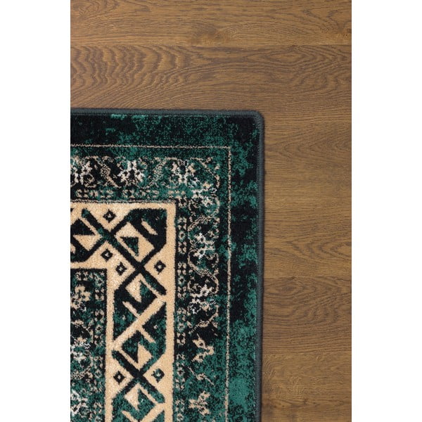 Petróleumkék gyapjú szőnyeg 200x300 cm Mia – Agnella-image-3