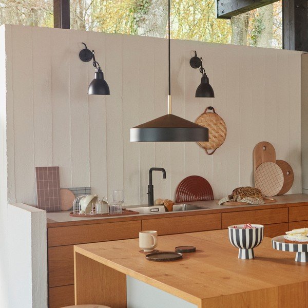 Fekete fém függőlámpa ø 30 cm Hatto – OYOY Living Design-image-2