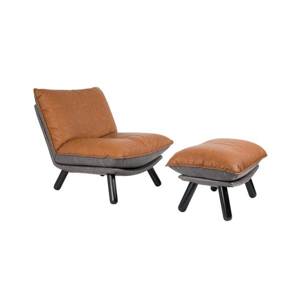 Lazy barna fotel - Zuiver-image-1