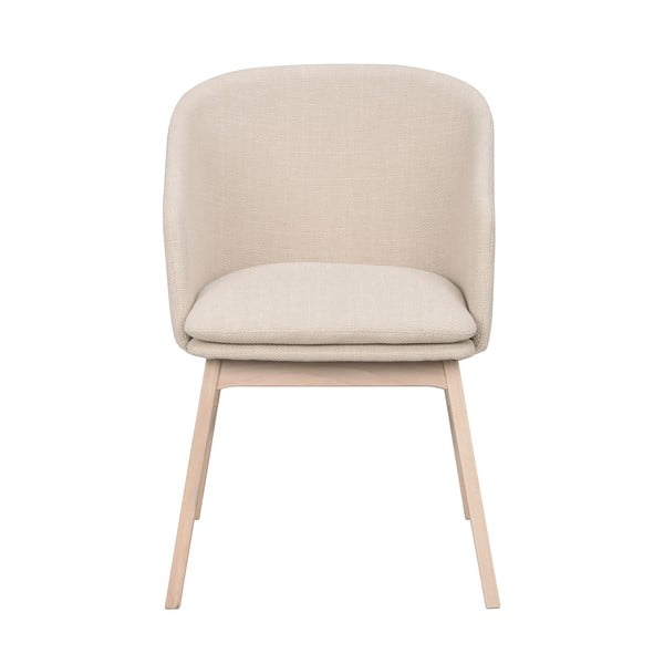 Bézs kárpitozott étkezőfotel szett 2 db-os Windham – Rowico-image-3