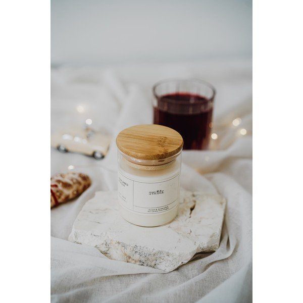 Illatos szójaviasz gyertya égési idő 40 ó #72 Mulled Wine – Perfumed Prague-image-3