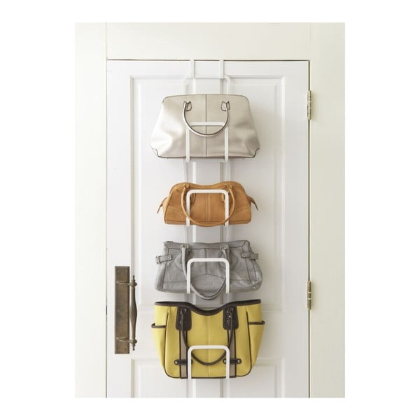 Sapporo fehér táskafogas 4 akasztóval - YAMAZAKI-image-4