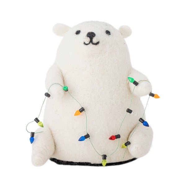 Fehér fénydekoráció Wally – Bloomingville