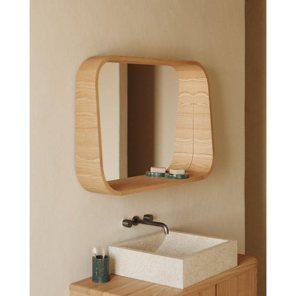 Fali tükör 90x60 cm Salaya – Kave Home-image-1