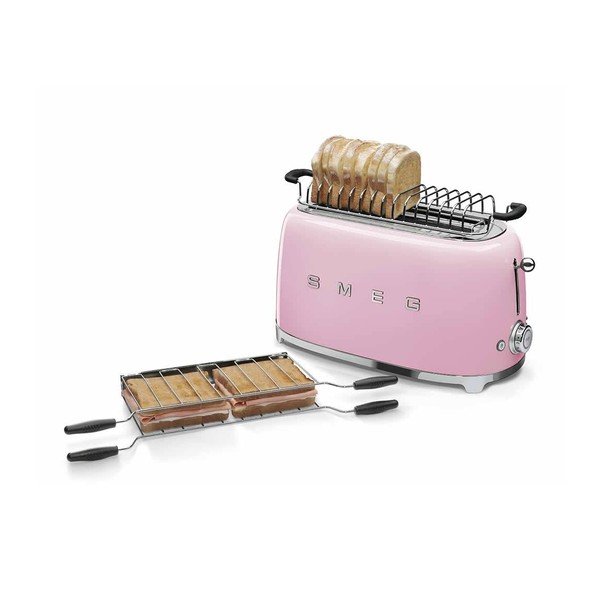 50's Retro rózsaszín kenyérpirító - SMEG-image-2