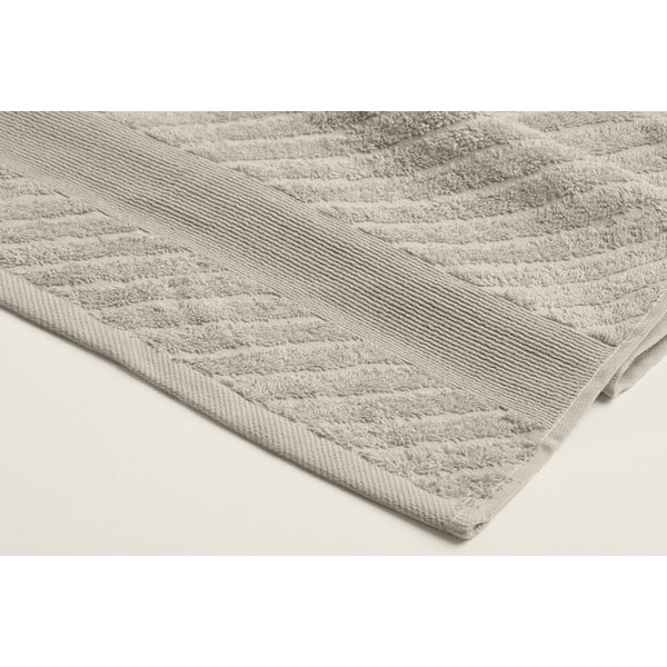 Bézs pamut törölköző és fürdőlepedő készlet 2 db-os - Foutastic-image-2