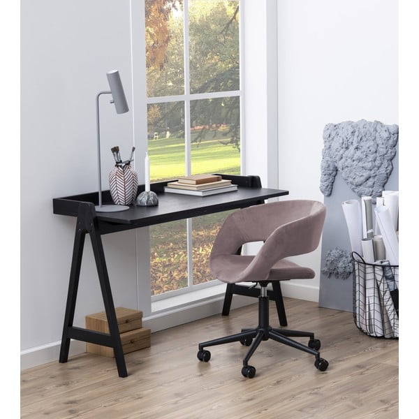 Íróasztal tölgyfa dekoros asztallappal 126,6x51,6 cm Miso - Actona-image-1