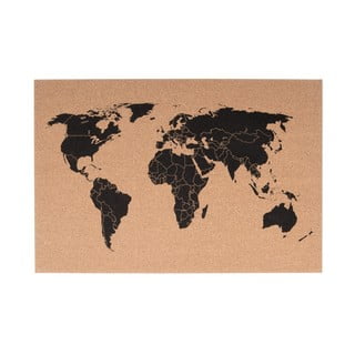 World fém falitérkép, 60 x 40 cm - PT LIVING