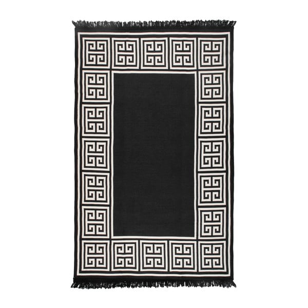 Athena bézs-fekete kétoldalas szőnyeg, 140 x 215 cm
