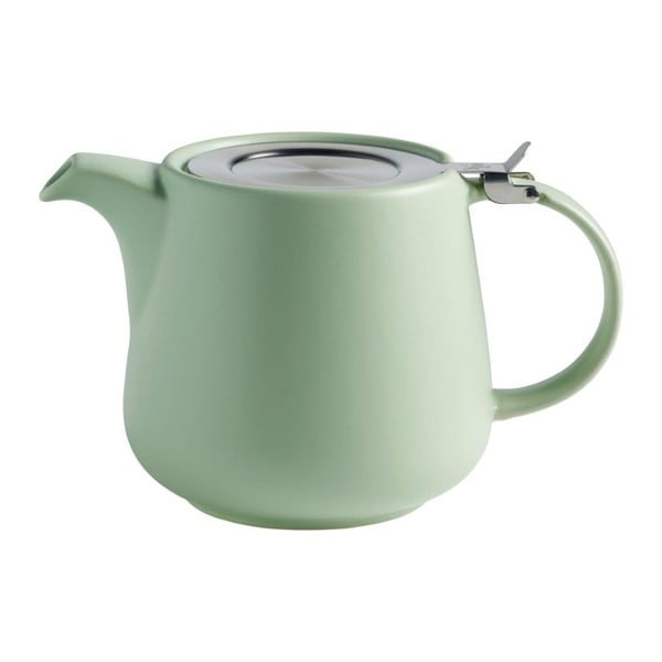 Tint zöld kerámia teáskanna szűrővel a tealevelekre, 1,2 l - Maxwell & Williams