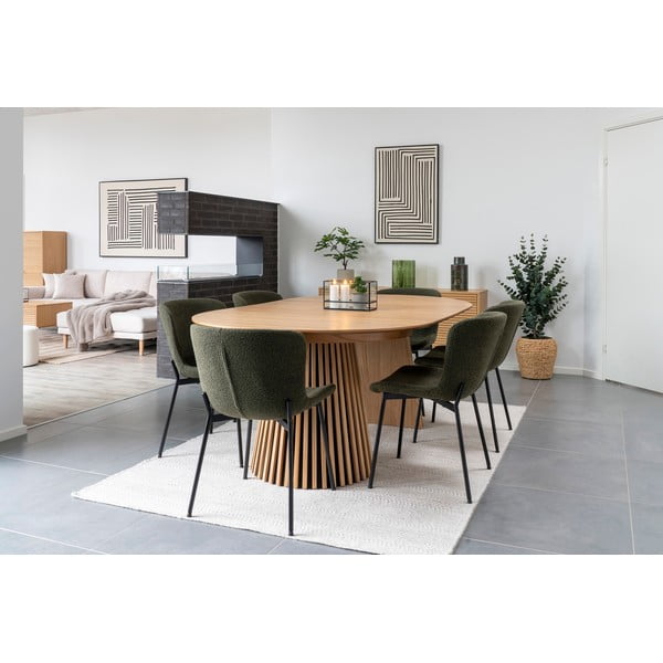 Sötétzöld étkezőszék szett 2 db-os Maceda – House Nordic-image-3