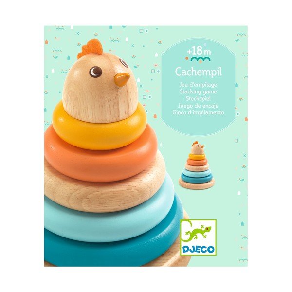 Hen fa építhető gyerekjáték - Djeco-image-2