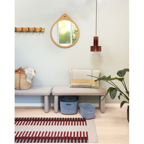 Natúr színű tölgyfa fali fogas Nomad – Hübsch-image-2