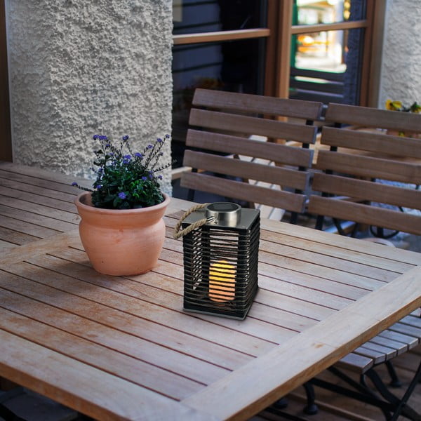 Napelemes LED kültéri lámpa (magasság 28 cm) Santana – Trio-image-2