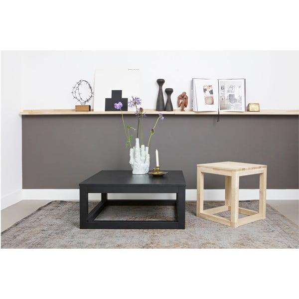 Natúr színű tölgyfa fali polc képekhez 120 cm Studio – WOOOD-image-4