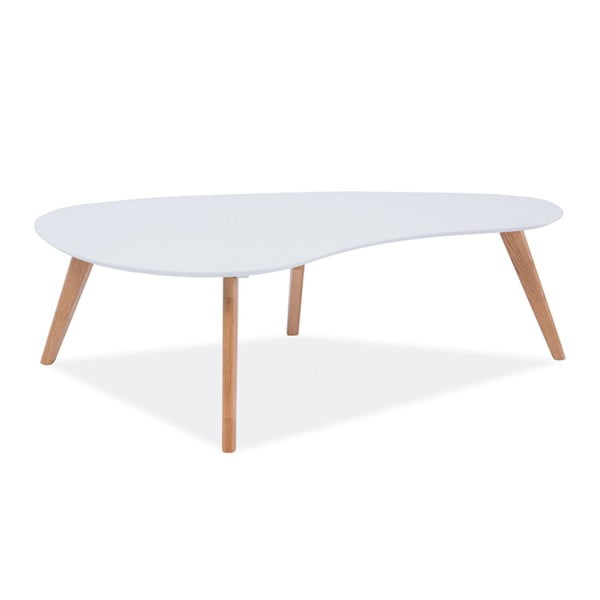 Aurea fehér kávézó asztal, 120 cm hosszú - Signal