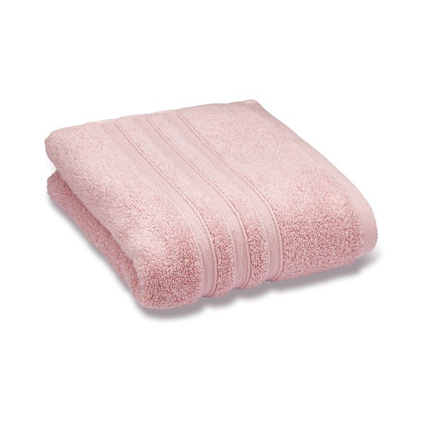 Világos rózsaszín frottír pamut fürdőlepedő 90x140 cm Zero Twist – Catherine Lansfield