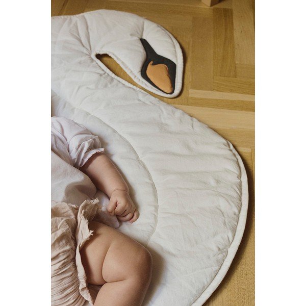 Krémszínű játszószőnyeg 100x110 cm Swan – Lorena Canals-image-3