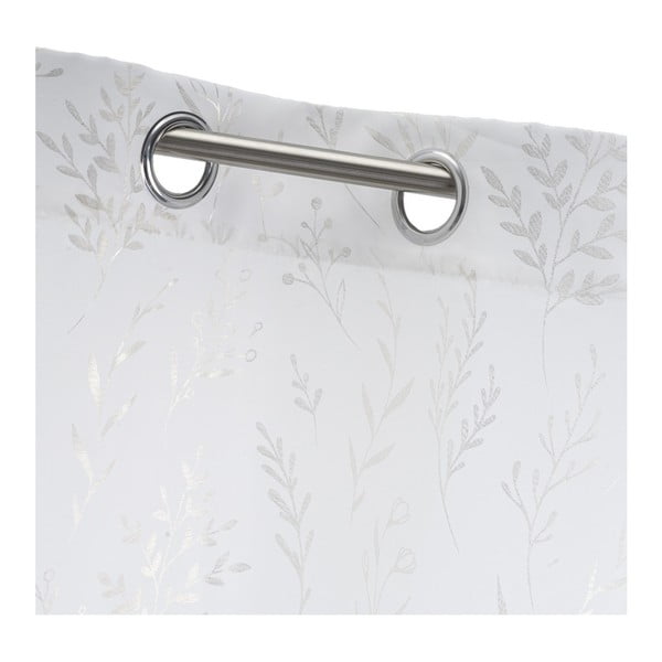 Fehér-ezüstszínű fényáteresztő függöny 140x260 cm Buds – Casa Selección-image-3