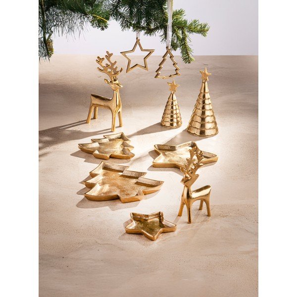 Fém karácsonyi figura (magasság 21,5 cm) Noelle Christmas Tree – Ladelle-image-2