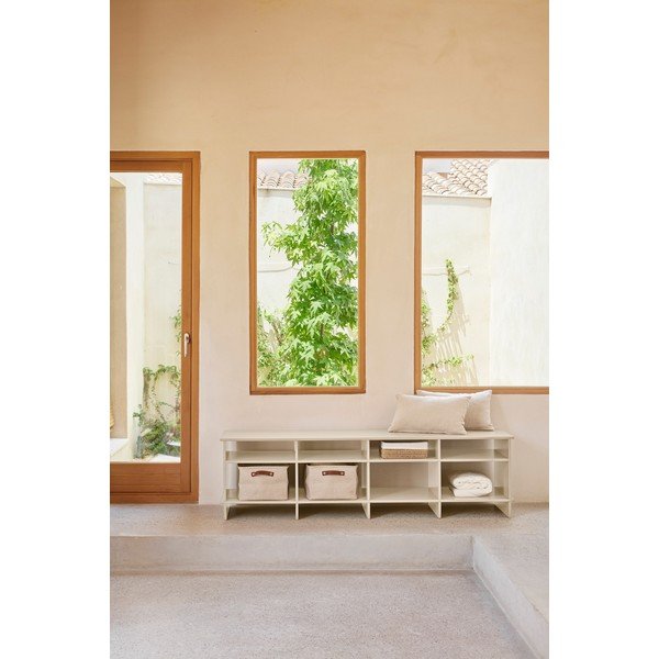 Krémszínű TV-állvány 180x50x40 cm Inari – Teulat-image-1