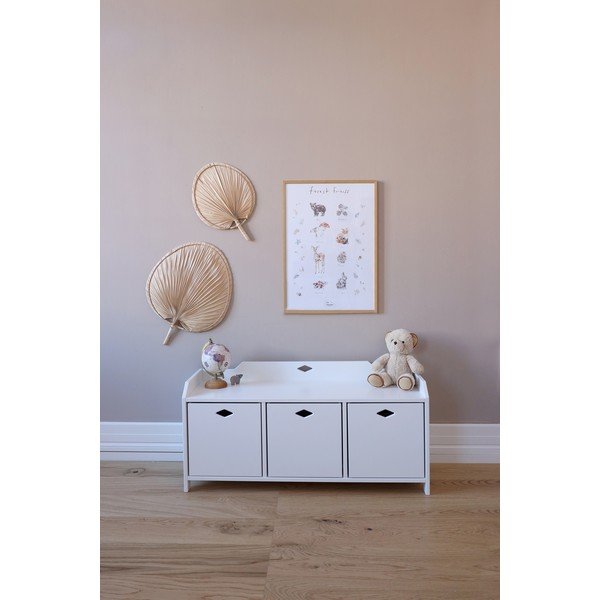 Fehér gyerek komód 99,5x32x48 cm Luca – Cam Cam Copenhagen-image-1