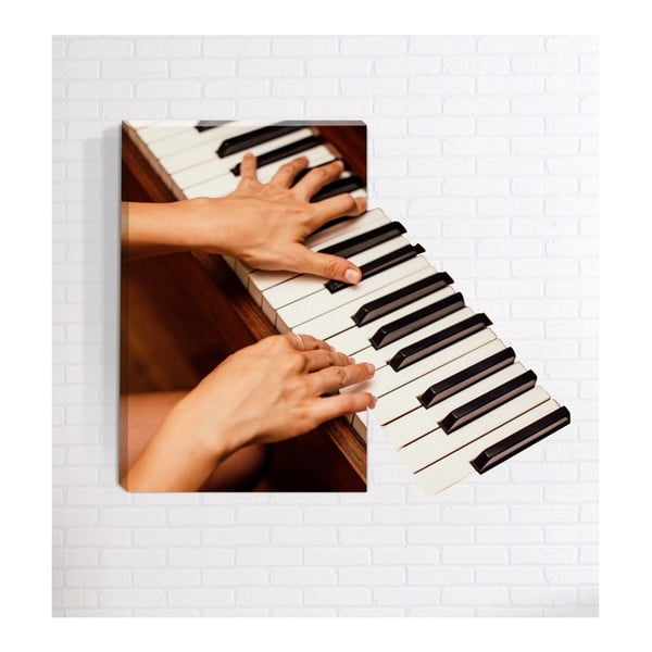 Piano 3D fali kép, 40 x 60 cm - Mosticx