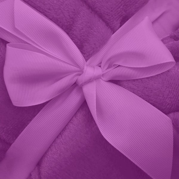 Robby sötétlila mikroszálas uniszex fürdőköpeny, méret XS - DecoKing-image-2